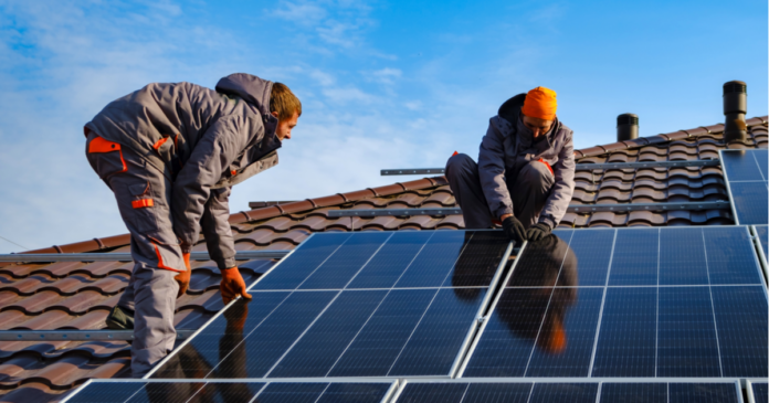 napelem telepítése