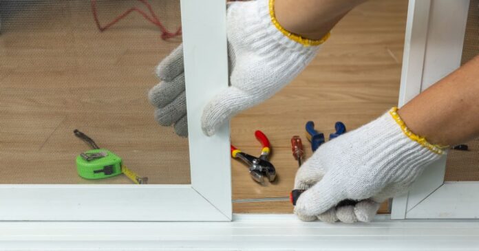 Szúnyogháló telepítése