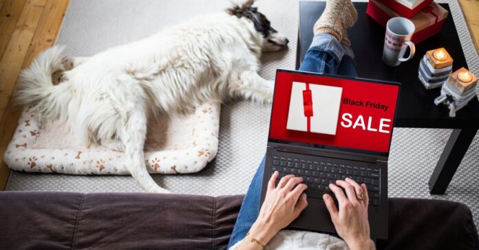 Shopping,Online,Black,Friday,Dog,Sleeping black friday 2023