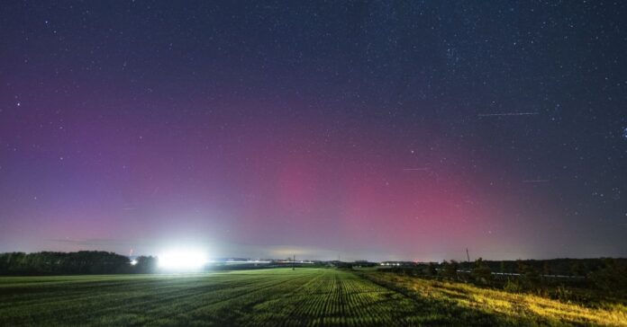 Sarki fény Magyarországon