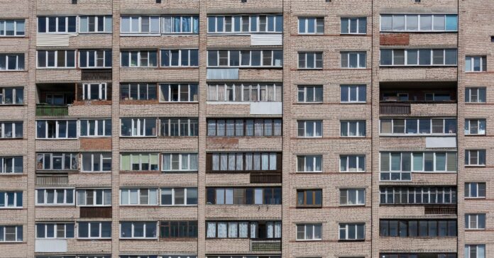 Távfűtéses panellakások.