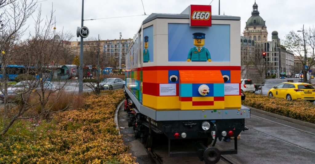 LEGO villamos Budapesten