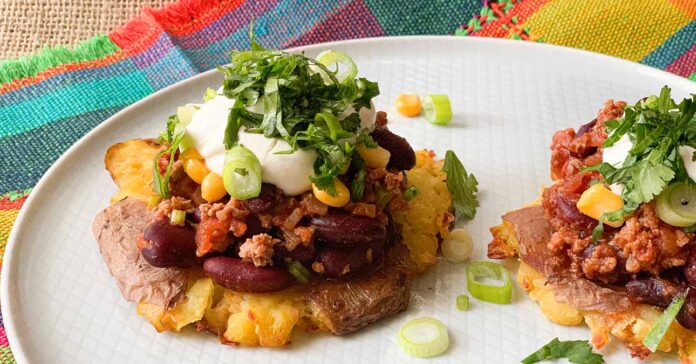 tex-mex lapitott krumpli recept