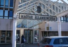 A Magyar Államkincstár bejárata