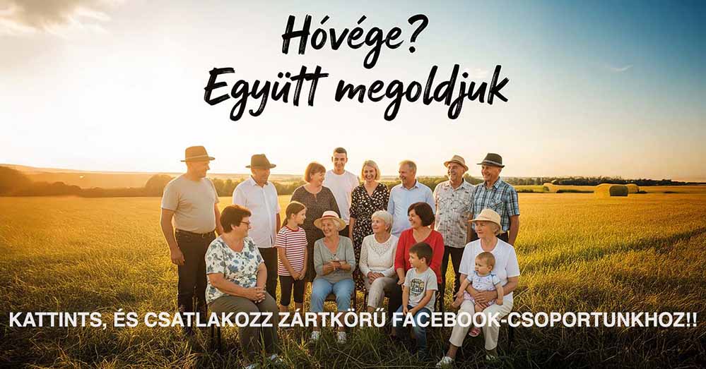 Mesterséges intelligencia által létrehozott kép kelet-európai emberek egy csoportjáról egy szántóföldön