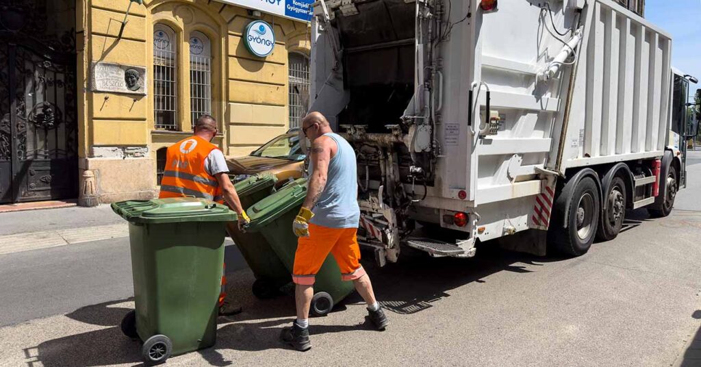 szemétszállítás Budapesten, kukák ürítése nyáron