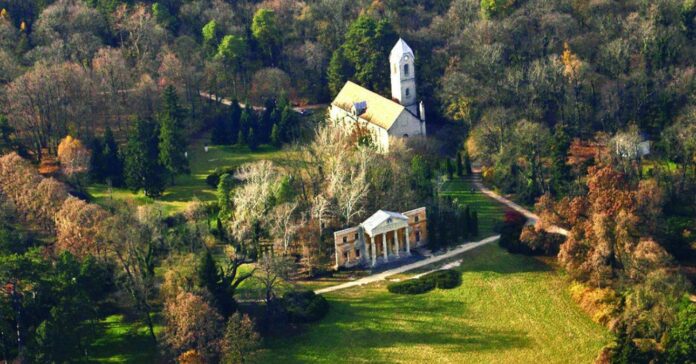 alcsútdobozi arborétum 1 alcsútdobozi arborétum felülnézetből
