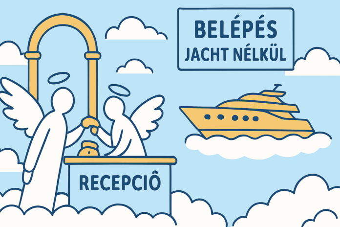 grafika a mennyország kapujáról (belépés jacht nélkül!)