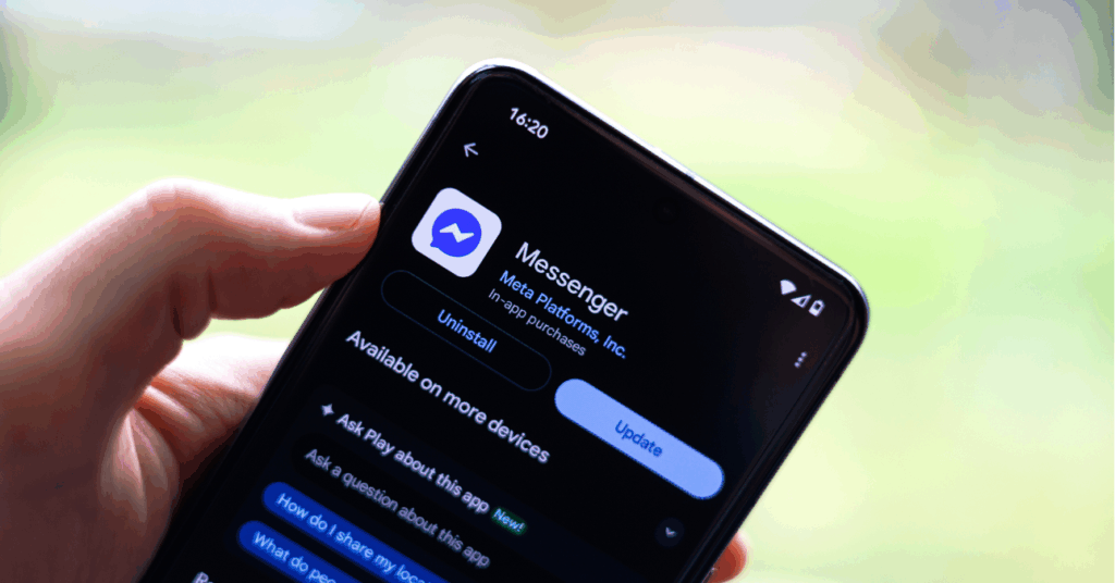 miért nem működik a messenger