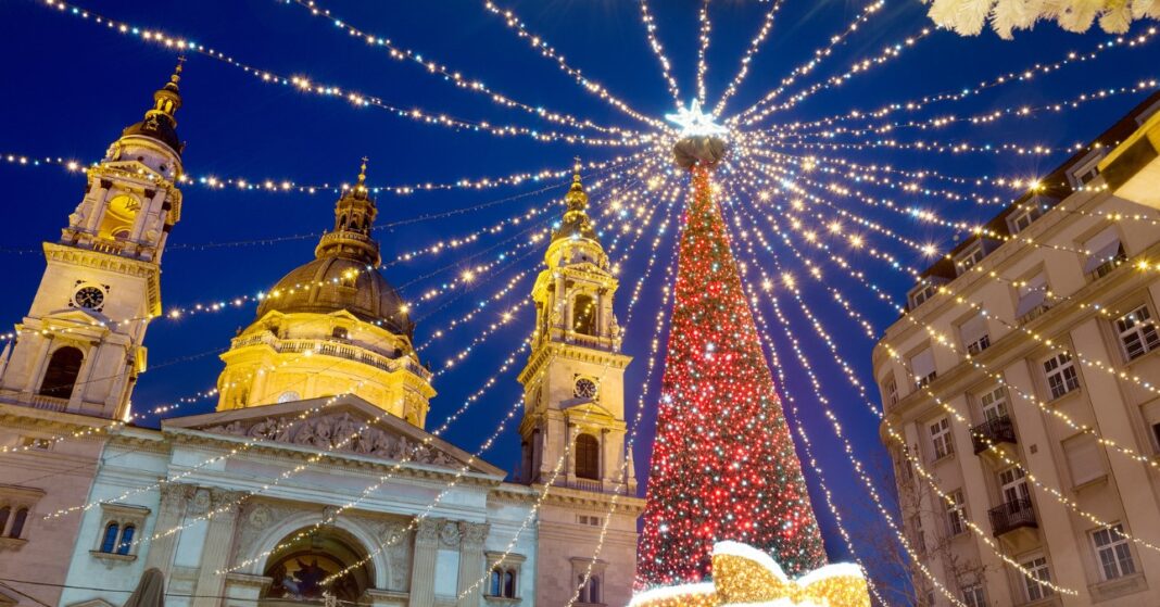 adventi vásár a Bazilikánál