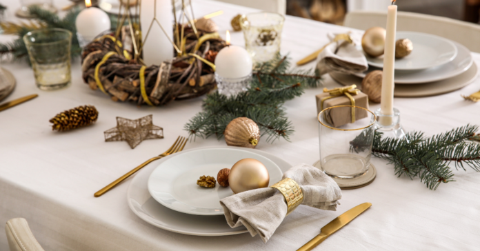 karácsonyi asztal