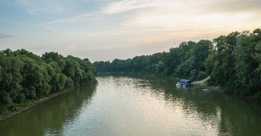a Tisza folyó partja