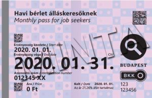 álláskereső BKK-bérlet minta
