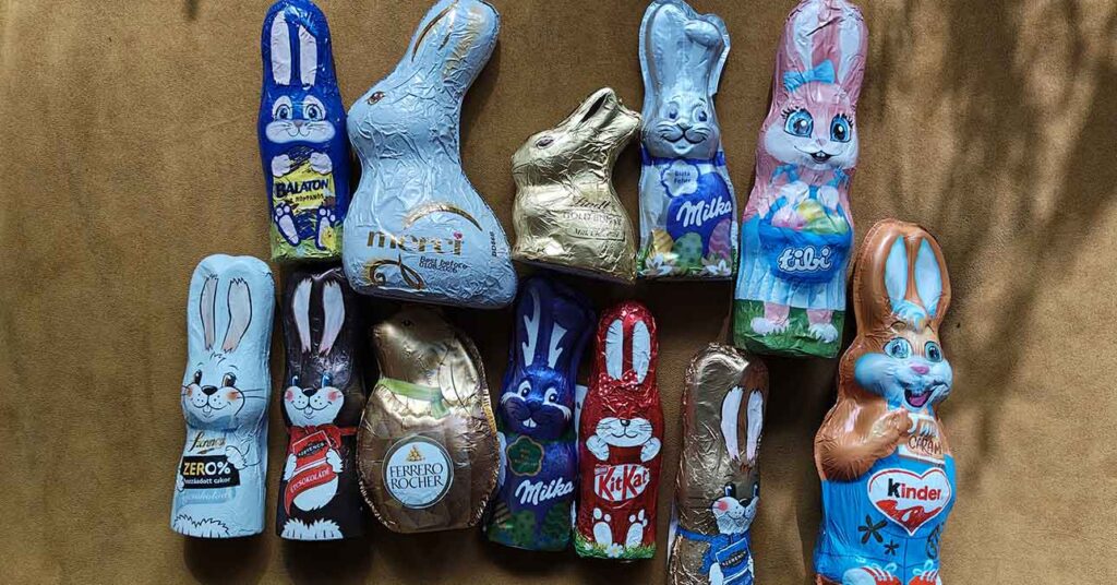 Csokinyuszi vakteszt