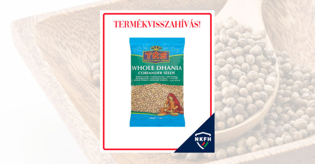 Növényvédőszer-maradék indiából származó koriandermagban