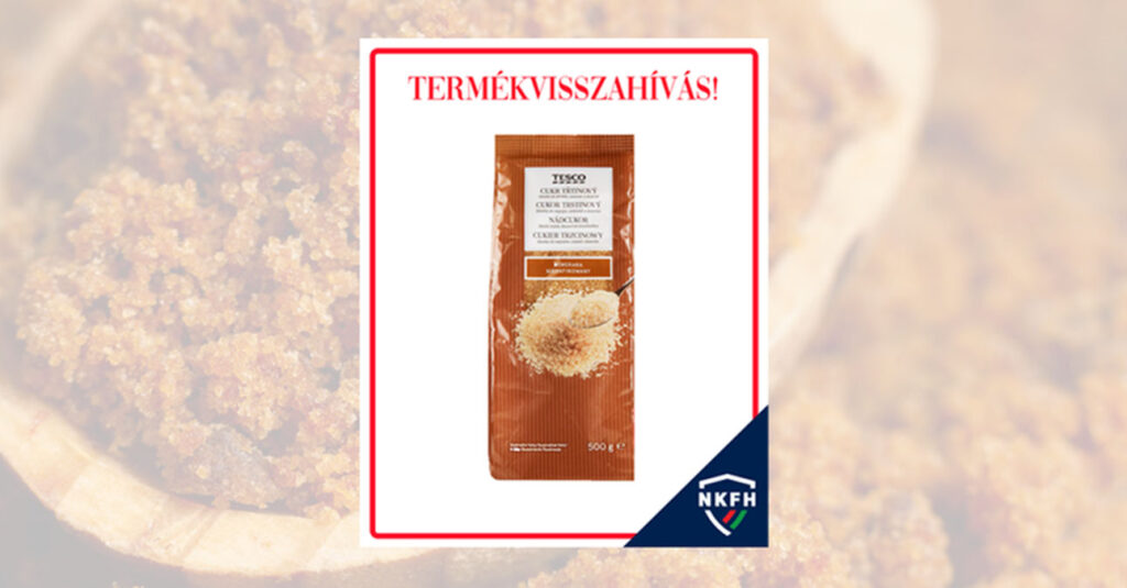 Tesco nádcukor visszahívás