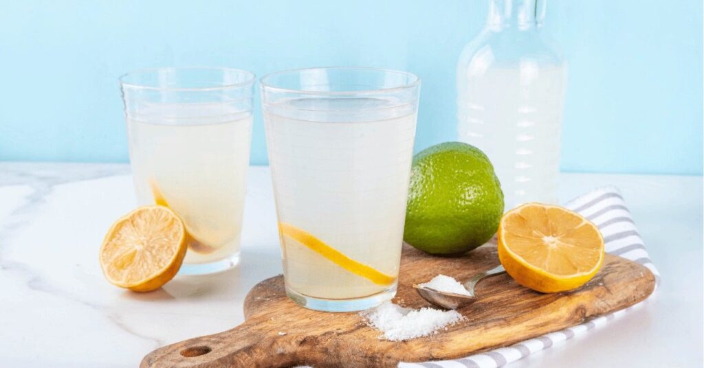 izotóniás ital házilag jegestea limonádé