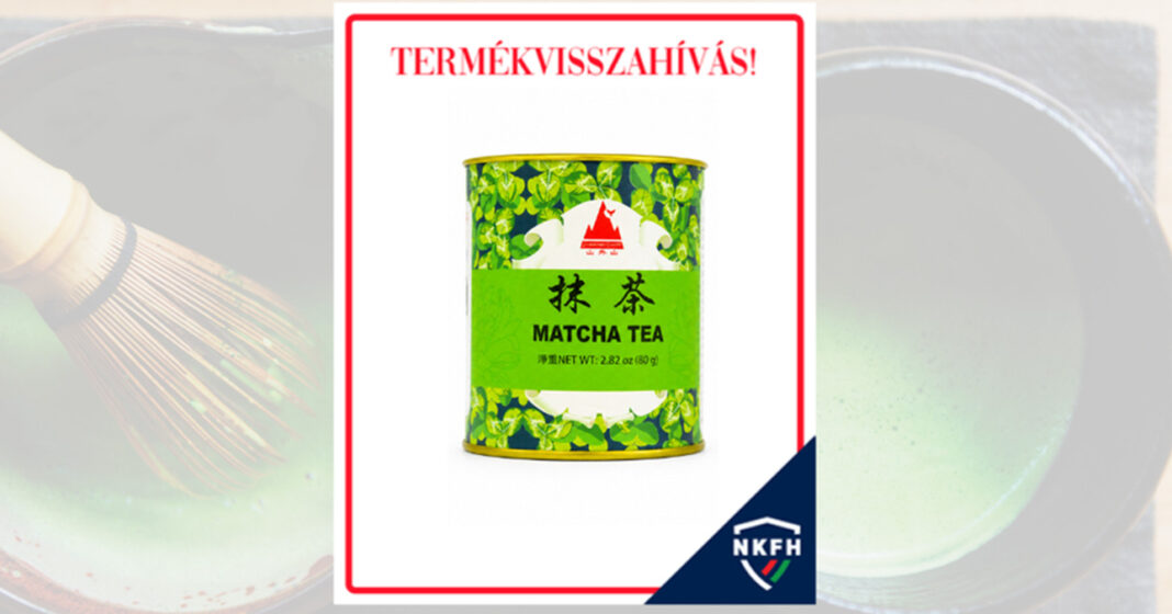 Fujian Blue Lake Foods matcha tea termékvisszahívás