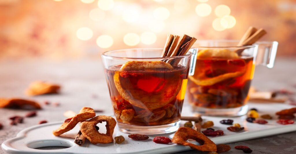 almás-fahéjas sült tea csészében